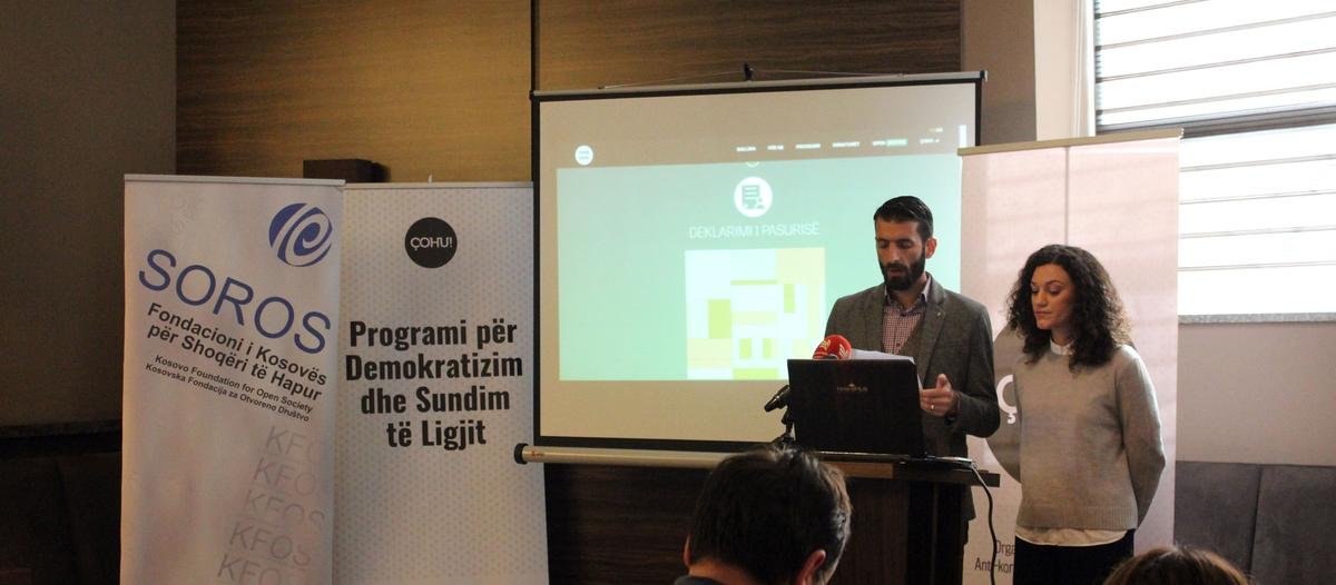 Konferencë për media: Publikimi i platformës online "Deklarimi i pasurisë"